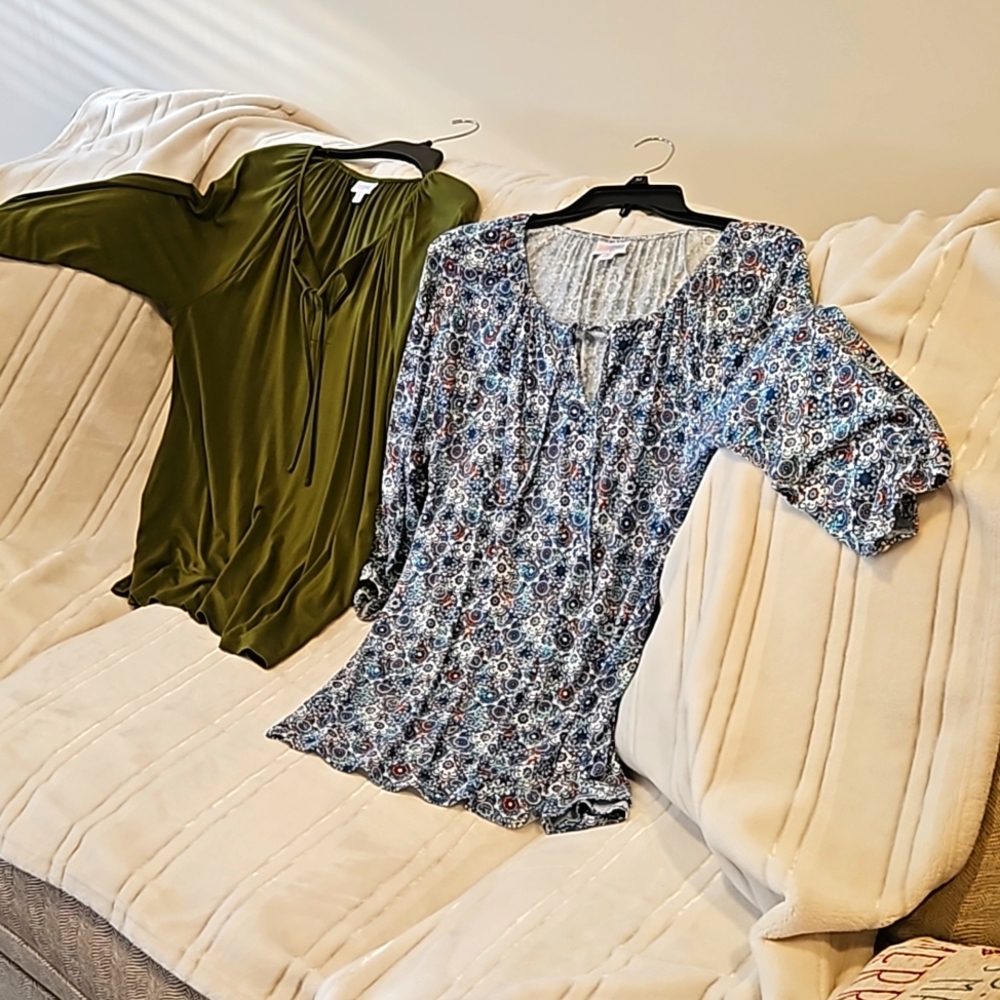Lularoe tops, Size Med in Excellent condition.